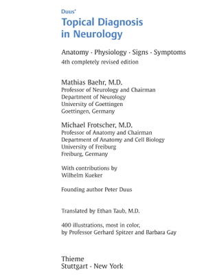 Baehr  Duus Topical Diagnosis in Neurology.pdf